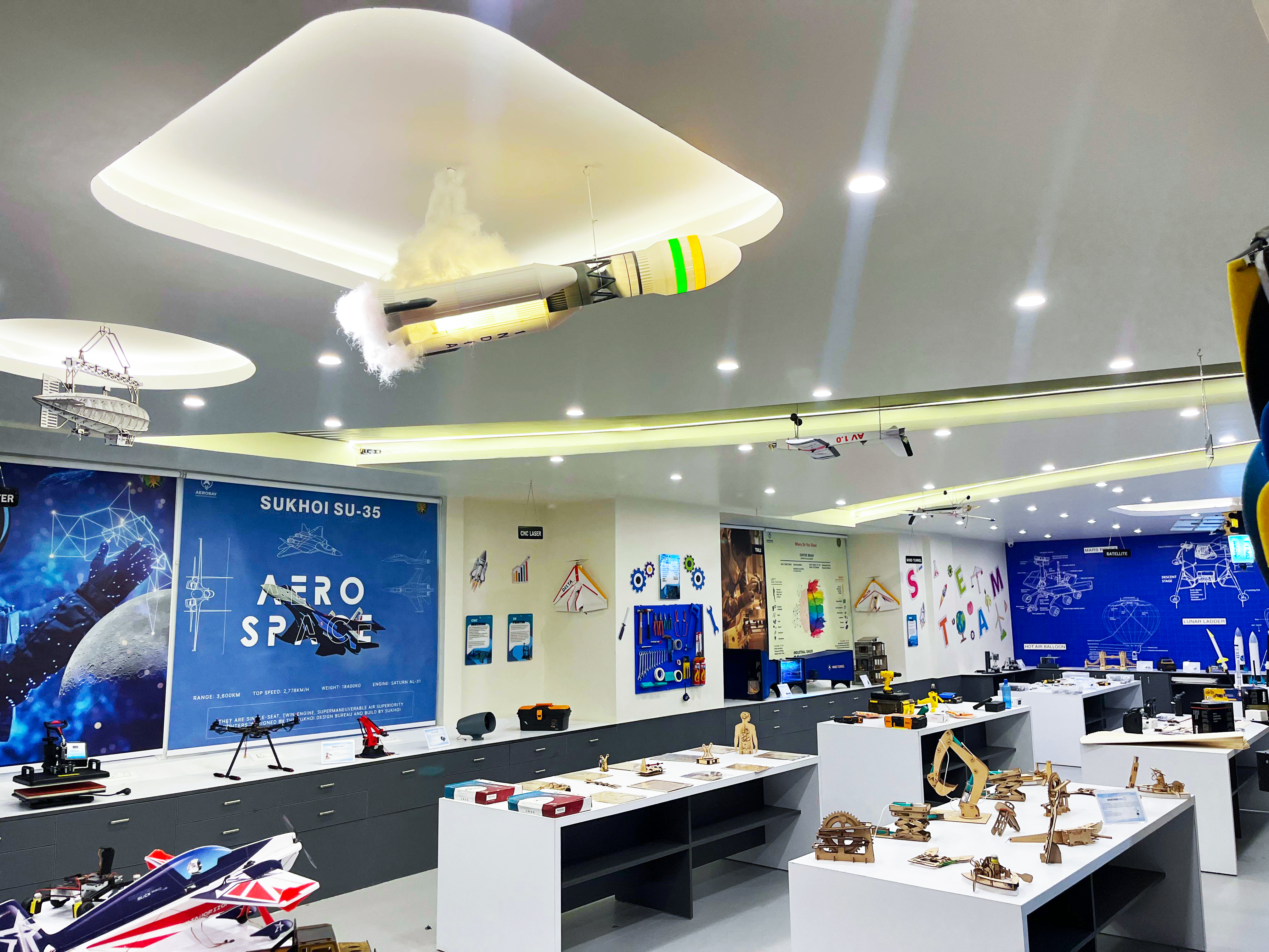 AeroBay purpose-built aerospace and STEM learning space